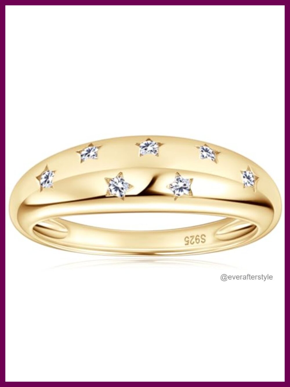 Moissanite Stackable Ring 925 Sterling Silver Wedding Band Size 6